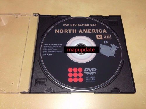 New 2016 gen 4 toyota lexus navigation map gps update dvd version 15.1 u30