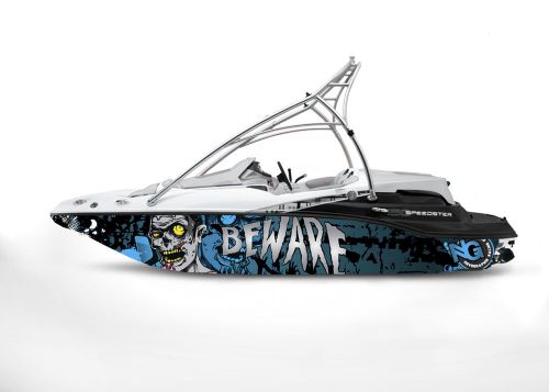 Ng graphic kit decal boat sportster sea doo speedster sport wrap beware zombie
