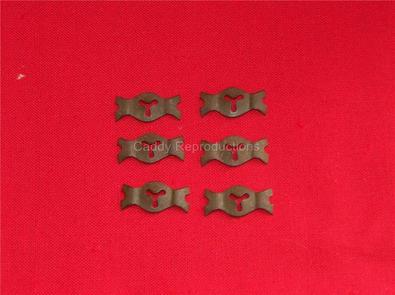 1954 1955 1956 cadillac door armrest clips set of 6 