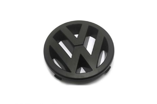 Matte black front grille emblem badge for vw golf jetta mk5 gti gli 2.0t new