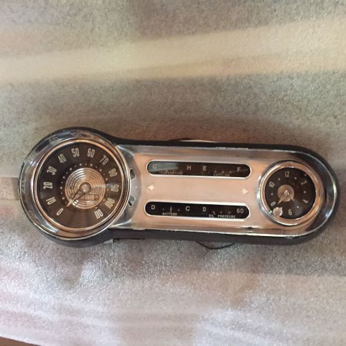1953-54 original chevrolet speedometer, gauges, &amp; clock complete !!!!!