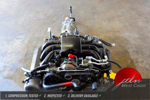 Jdm subaru legacy ez30 03-09 6cyl. engine w/mt trans 6spd pull clutch