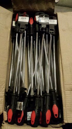 Lot of screwdrivers phillips 10&#034; long with retail hangers new in box 36 count
