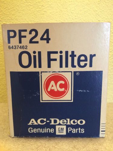 Ac-delco pf24 oil filter part no. 6437462 vintage original gm genuine oem part