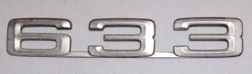 1979-84 bmw 633 e24 rear trunk emblem oem original part no. 51.14 - 1 869 981