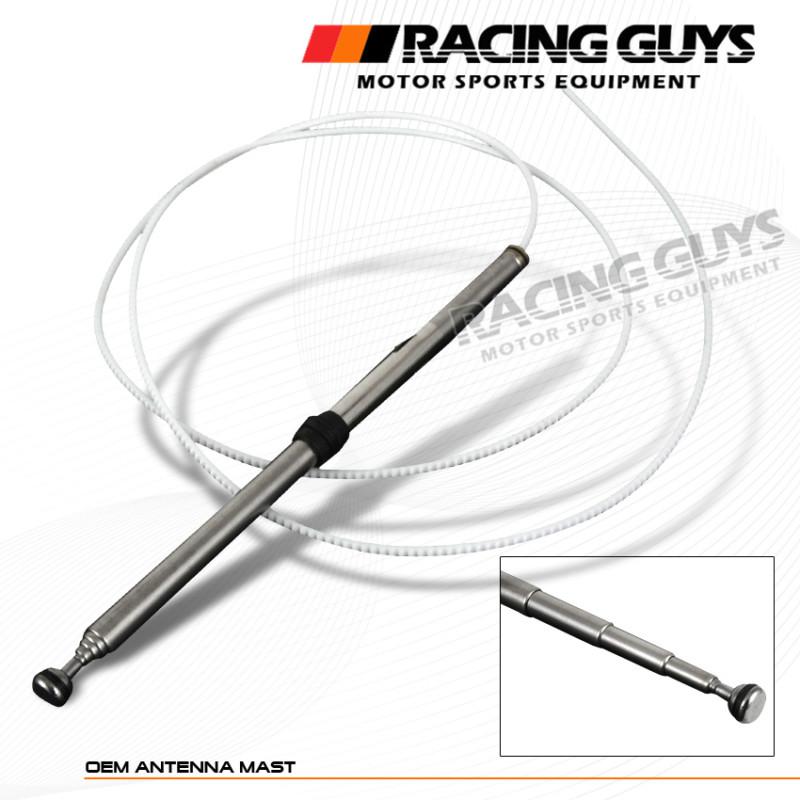 92-96 toyota camry chrome style replacement power antenna mast assembly le dx  