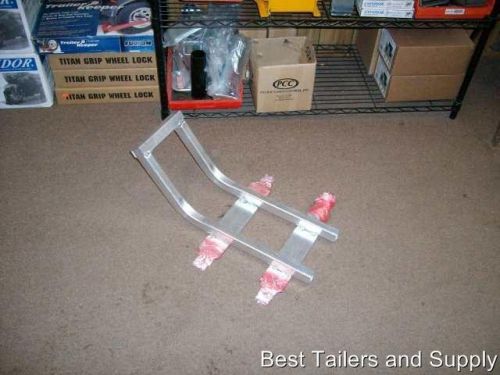 Aluma aluminum wheel chock 2' drive up motorcycle chock new w hardware