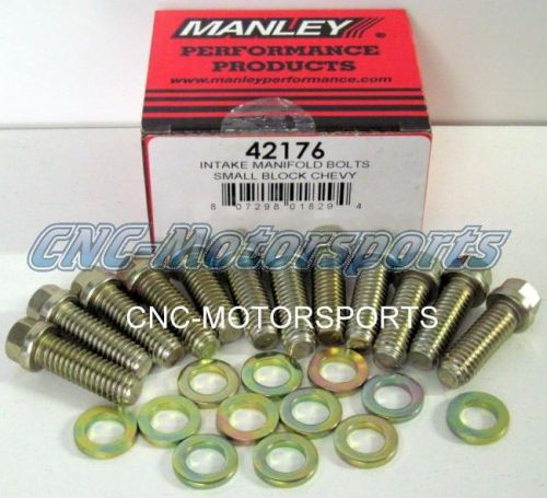 42176 hex head intake manifold bolt kit sb chevy 1.125 underhead length