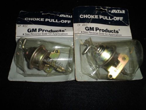 2 gm choke pull-off carburator cp452 carbur/r1 engi/250 vintage package usa made