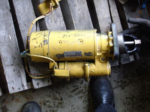Catapilar 24 volt cw, cat 3306 starter, w/starter switch,..part # (207-1560)
