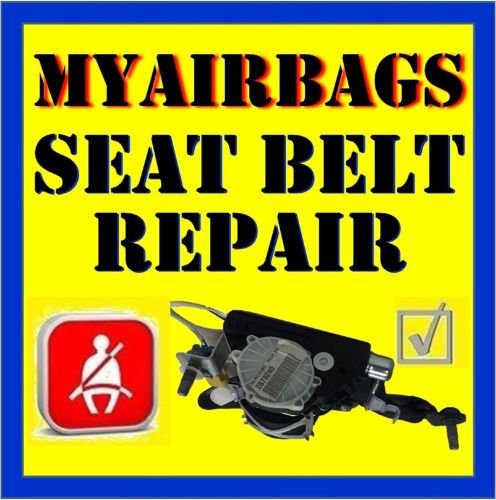 Subaru tribeca seat belt repair   reset single stage