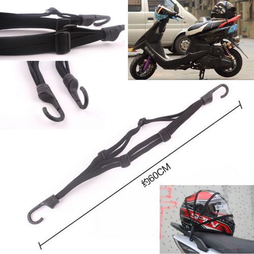 Motorcycle luggage rack fix helmet cargo sundries storage elastic rope tape tool