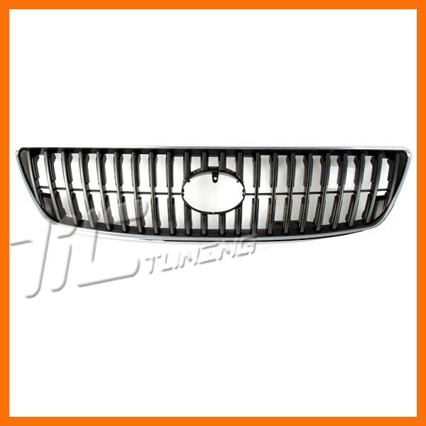 2001-2005 lexus gs300 gs430 chrome frame blk insert chrome grille grill front