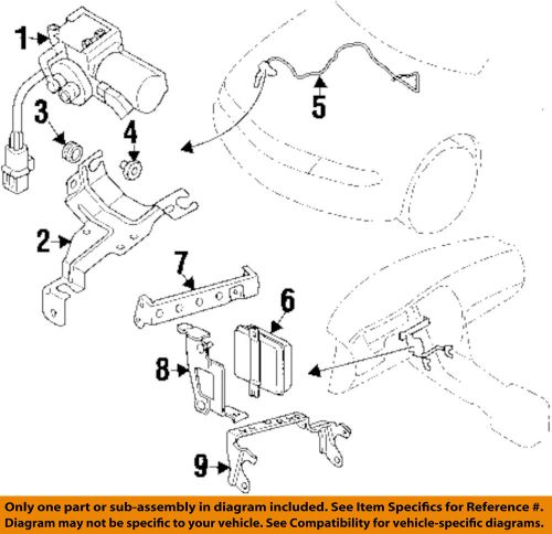 Mitsubishi oem 97-98 diamante 3.5l-v6 cruise control system-vacuum hose mr252004