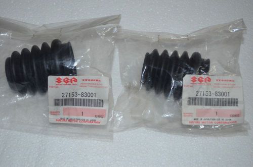 Suzuki sj samurai driveshaft boots 85 86-95 sgp genuine set of 2 new free ship