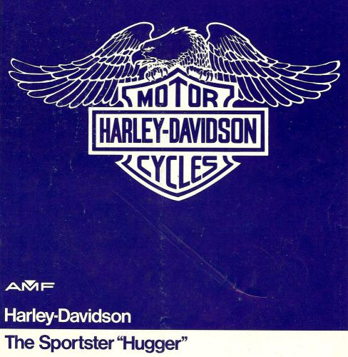 1978 harley-davidson xlh-1000 sportster hugger motorcycle brochure -xlh1000