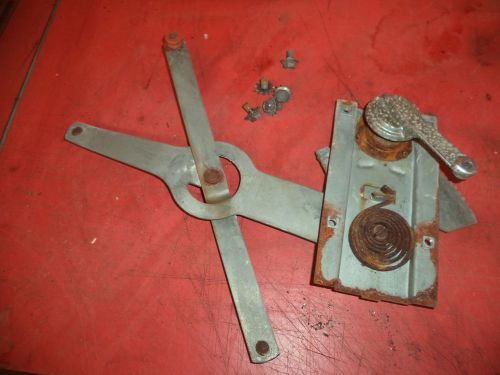1962 62 ford fairlane 500 2 door sedan drivers quarter window hardware