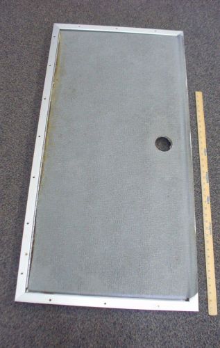Aluminum ski locker/ boat storage door 46-1/2" x 21-1/2"