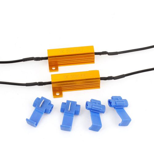 Find 2 x 6ohm 50W Load Resistors LED Bulbs Turn Signal Light Blink