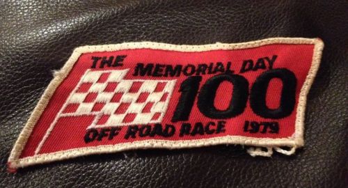 Vintage 1979 4 x 4 unlimited inc off road race memorial day patch auto racing