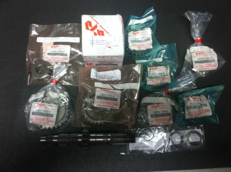 New suzuki ltr450 ltr 450 transmission gears countershaft new oem counter shaft