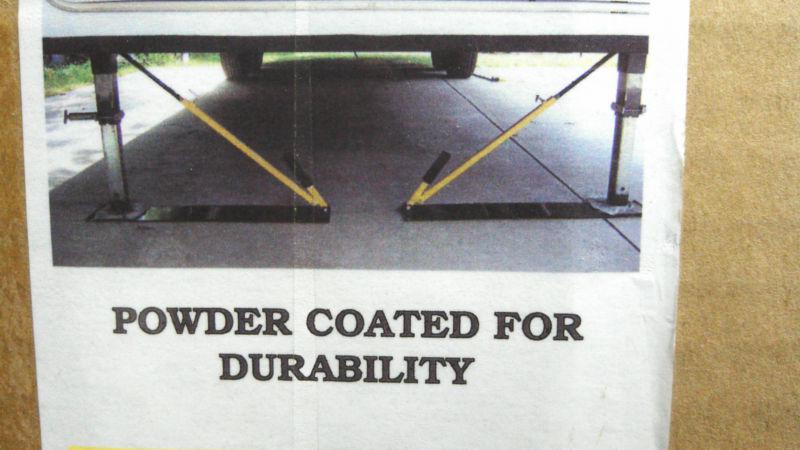 Jack-tite 5th wheel stabilizing jacks.