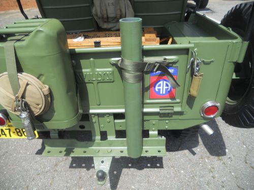 Willys cj-2a cargo tube--also fits all willys vehicles with civilian draw bar