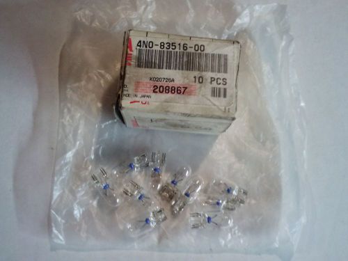 Yamaha o.e.m. bulbs 6v-3w 4n0-83516-00-00 qty. (10) brand new