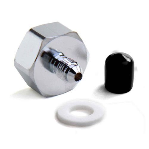 Nos 16220 nitrous bottle nipple nut -4an  nut &amp; washer