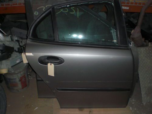 03 04 05 06 07 saab 9-3 93 passenger rear back door sedan steel gray rh oem