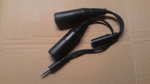 Icom pa-85 aviation headset adapter opc-967 for a-5 a-23