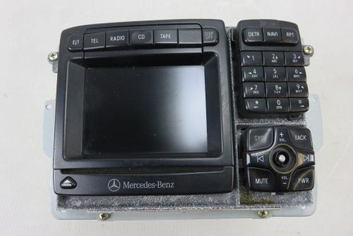 03 mercedes cl55 w215 radio head unit navigation screen info center 2208207226