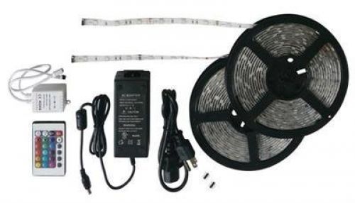 Diamond group 52694 red/green/blue 33' led strip light kit