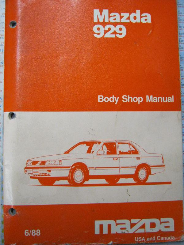 1989 mazda 929 bodyshop manual 