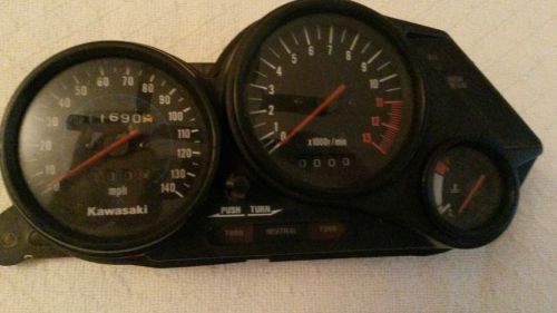 95-02 kawasaki ninja ex500 instrument cluster speedometer tach