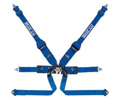 Sparco 04796hnr 6point p-2 hans formula belt black size: 3"