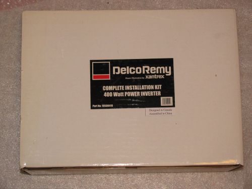 Delco remy - xantrex 400w inverter installation kit