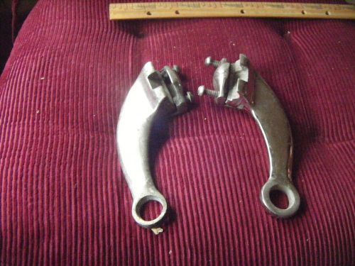 1930"-1940's pair fog light brackets   ford  gm  mopar  others