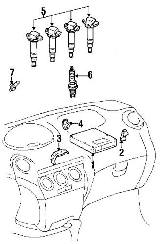 Toyota\scion 9091902265 genuine oem ignition coil