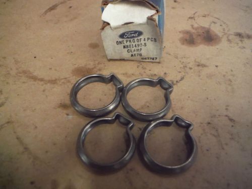 Ford oem replacement clamps set of 4 pn# n801492-s box # 1074