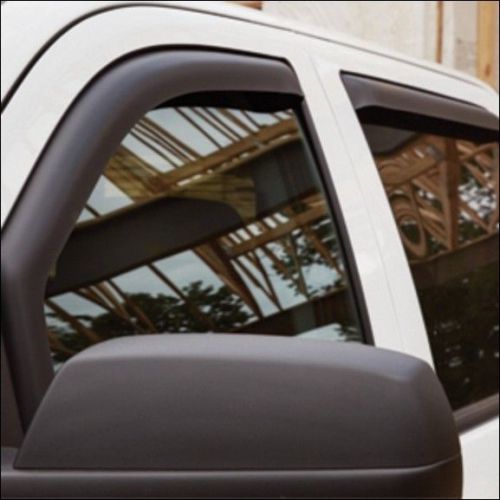 Brand new genuine oem gm accessory side window air deflectors 2014-16 silverado