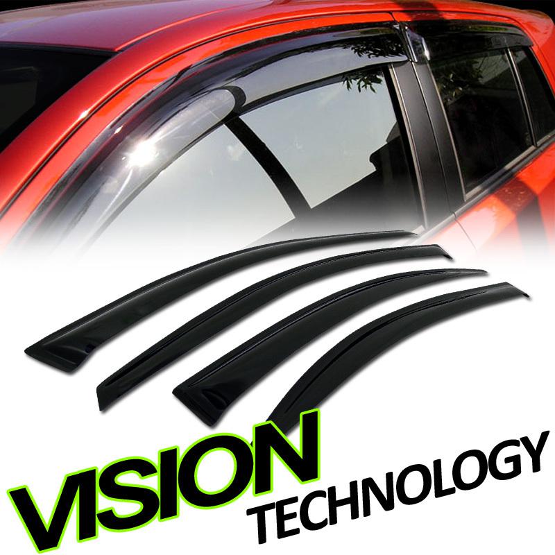 Sun/rain guard wind deflector vent shade side window visors for gls 4-door sedan