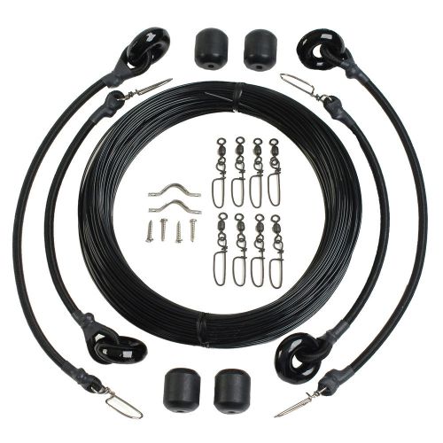 Lee&#039;s deluxe rigging kit - double rig up to 37ft. - black mono -rk0337ld/mo