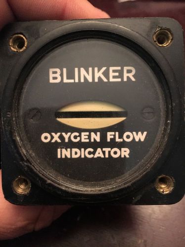 Vintage aircraft oxygen flow gage