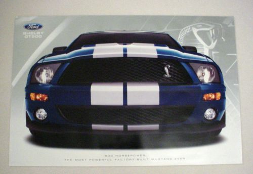 Ford shelby gt 500 mustang  poster - original