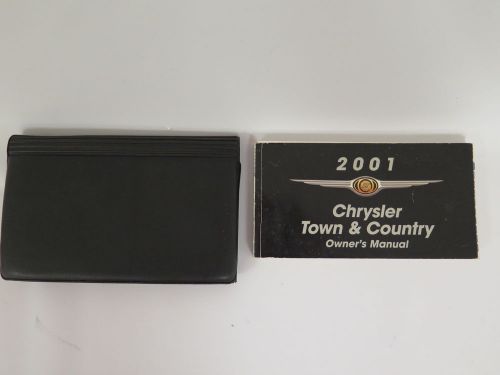 2001 chrysler town and country owners manual book