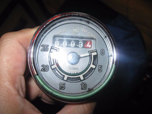 Vintage tachometer odometer pal from czechoslovakia