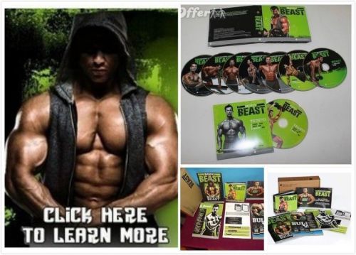 Body beast workout 8dvds and book of beast. new sealed