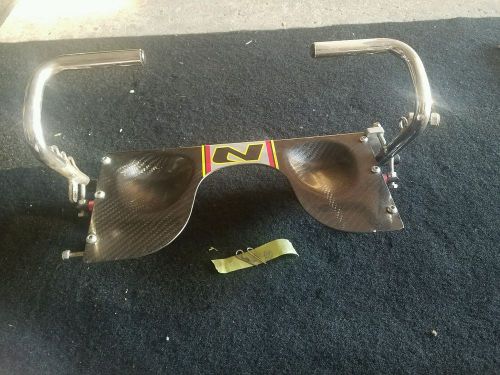 Carbon fiber go kart pedal riser