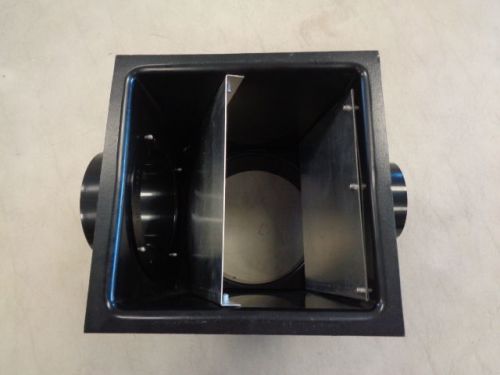 Thunderbird products 101349 vacuum form black 8 1/8&#034; x 8 1/8&#034; x 8 1/16&#034; marine b